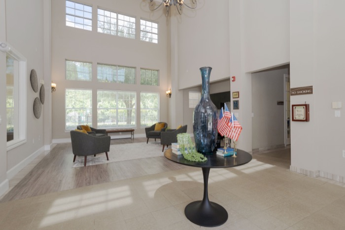 Bright clubhouse at Villas on Calloway Creek
