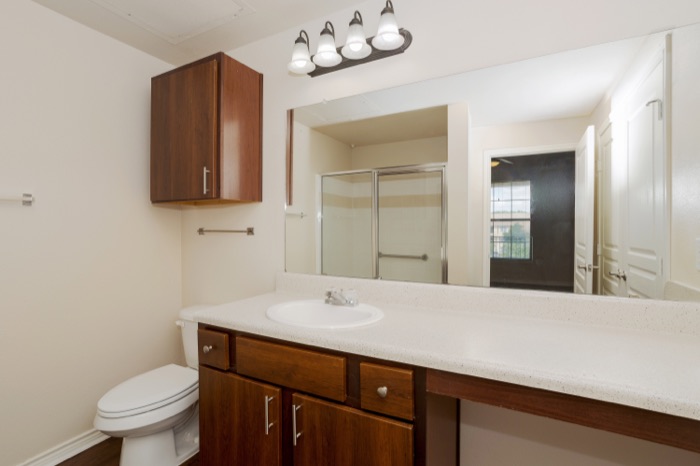 Bathroom vanity at Villas on Calloway Creek