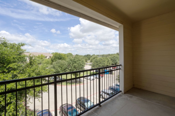 Private balcony view at Villas on Calloway Creek