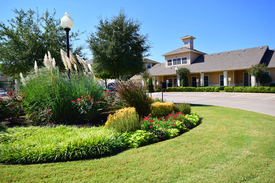 Villas on Calloway Creek community exterior in Hurst, Texas